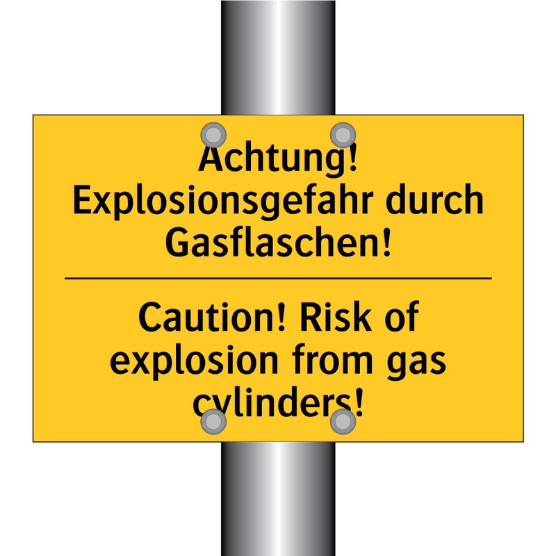 Achtung! Explosionsgefahr durch /.../ - Caution! Risk of explosion from /.../