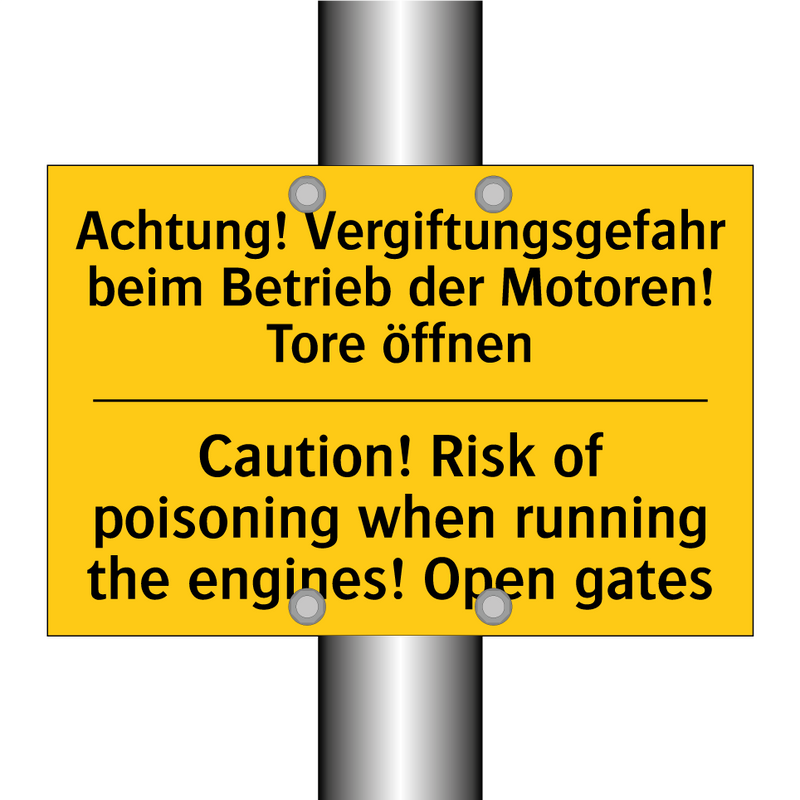 Achtung! Vergiftungsgefahr beim /.../ - Caution! Risk of poisoning when /.../