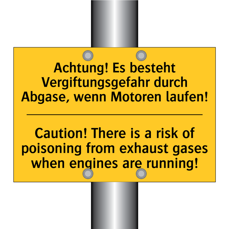 Achtung! Es besteht Vergiftungsgefahr /.../ - Caution! There is a risk of poisoning /.../