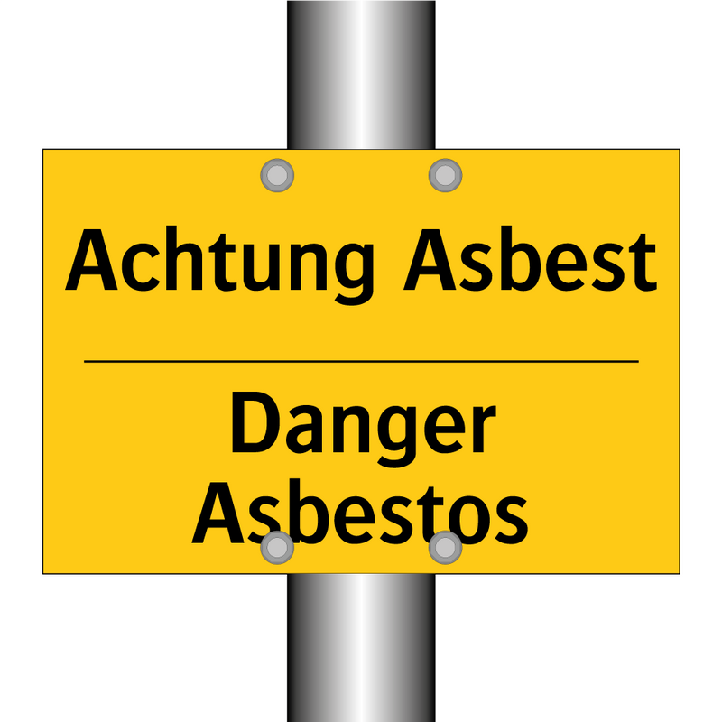 Achtung Asbest - Danger Asbestos