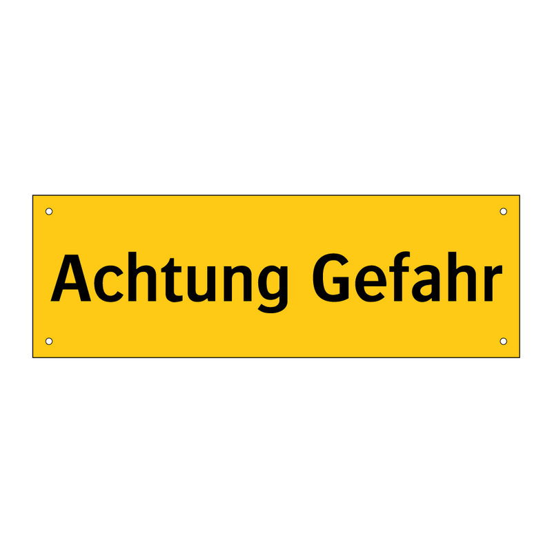 Achtung Gefahr