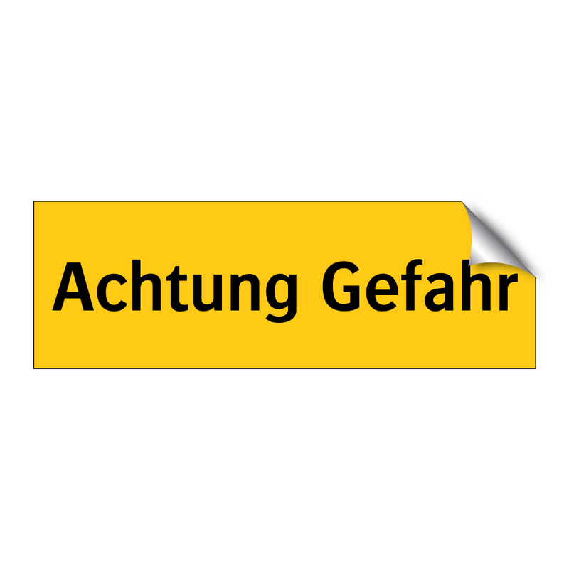 Achtung Gefahr