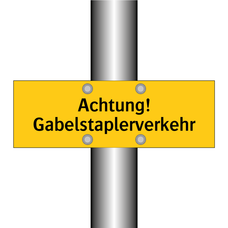 Achtung! Gabelstaplerverkehr