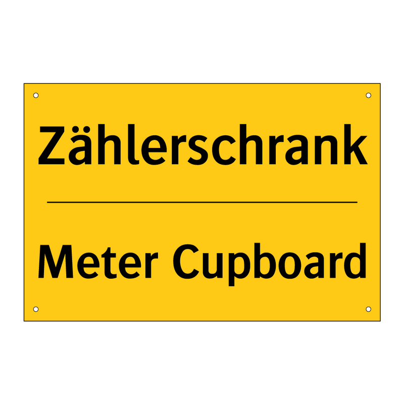 Zählerschrank - Meter Cupboard