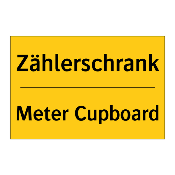 Zählerschrank - Meter Cupboard