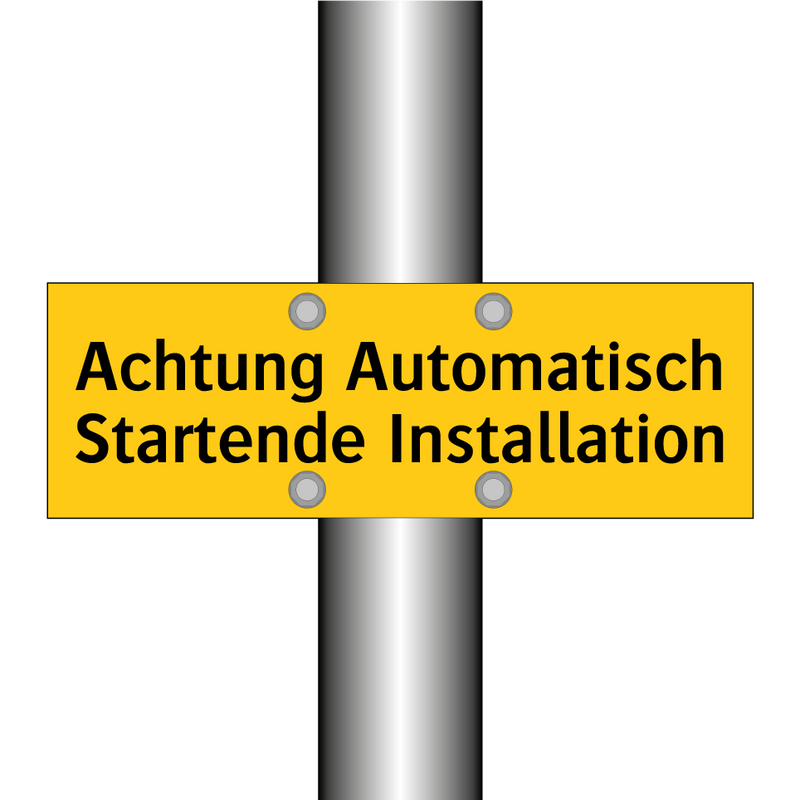 Achtung Automatisch Startende Installation