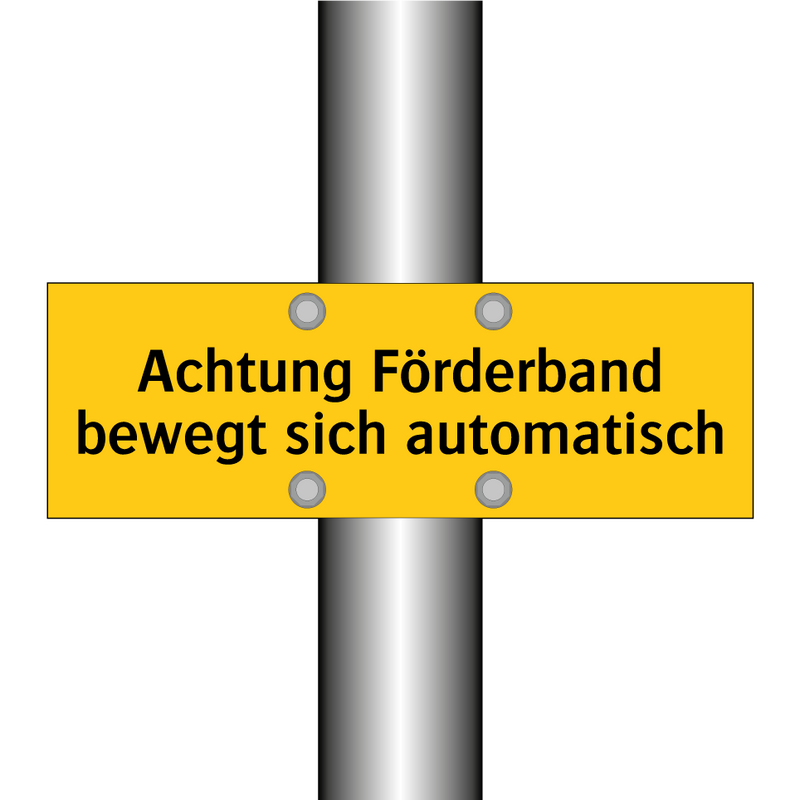 Achtung Förderband bewegt sich automatisch