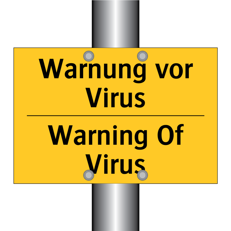 Warnung vor Virus - Warning Of Virus