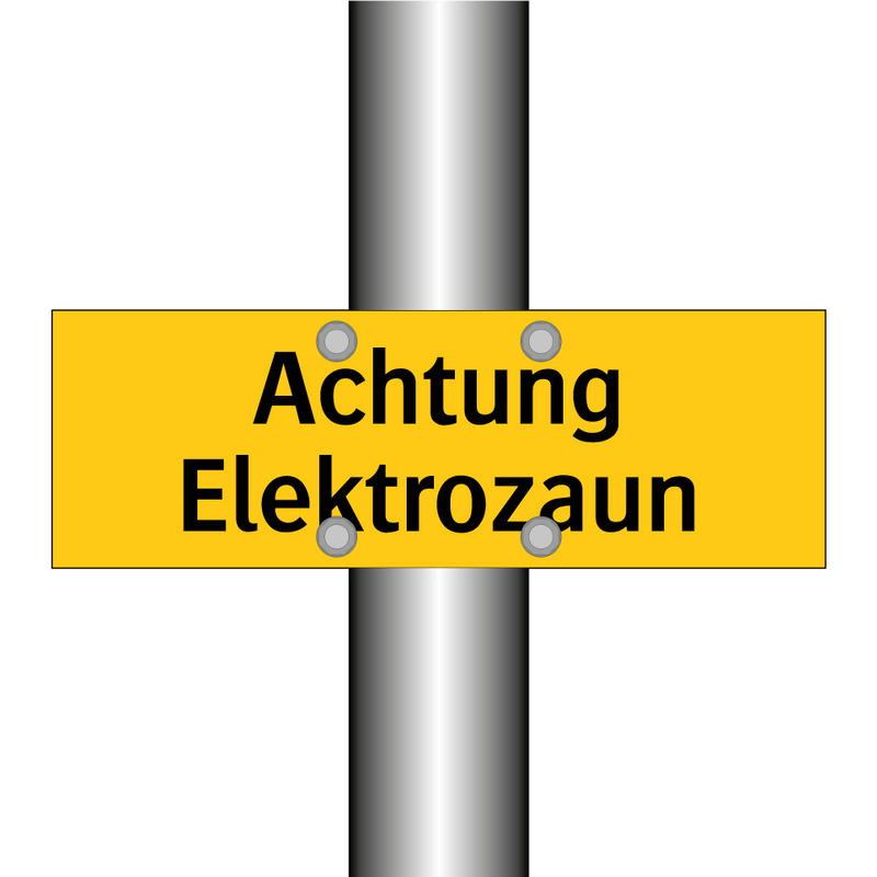 Achtung Elektrozaun