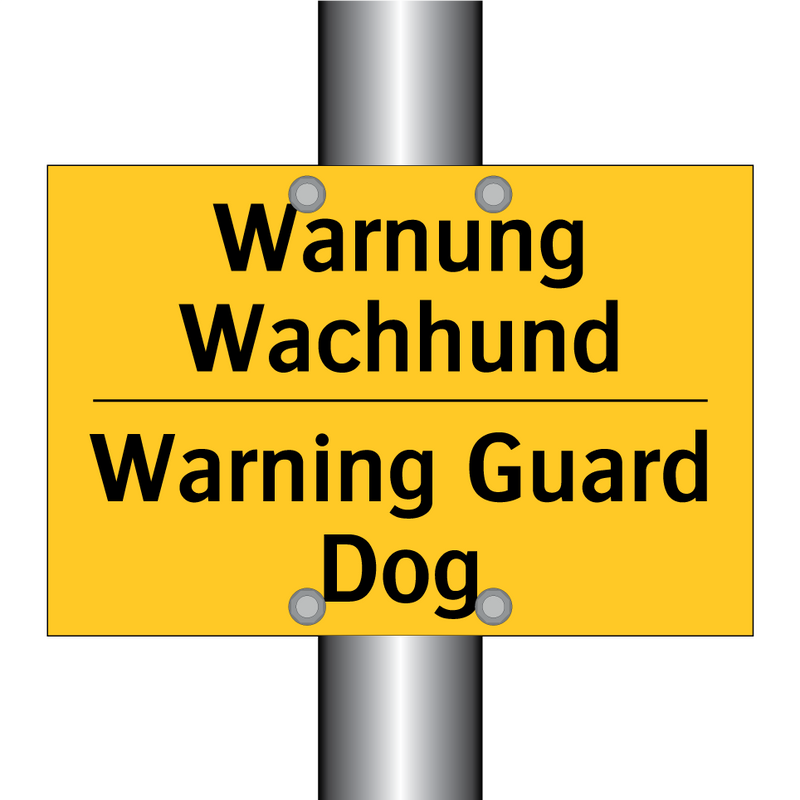 Warnung Wachhund - Warning Guard Dog