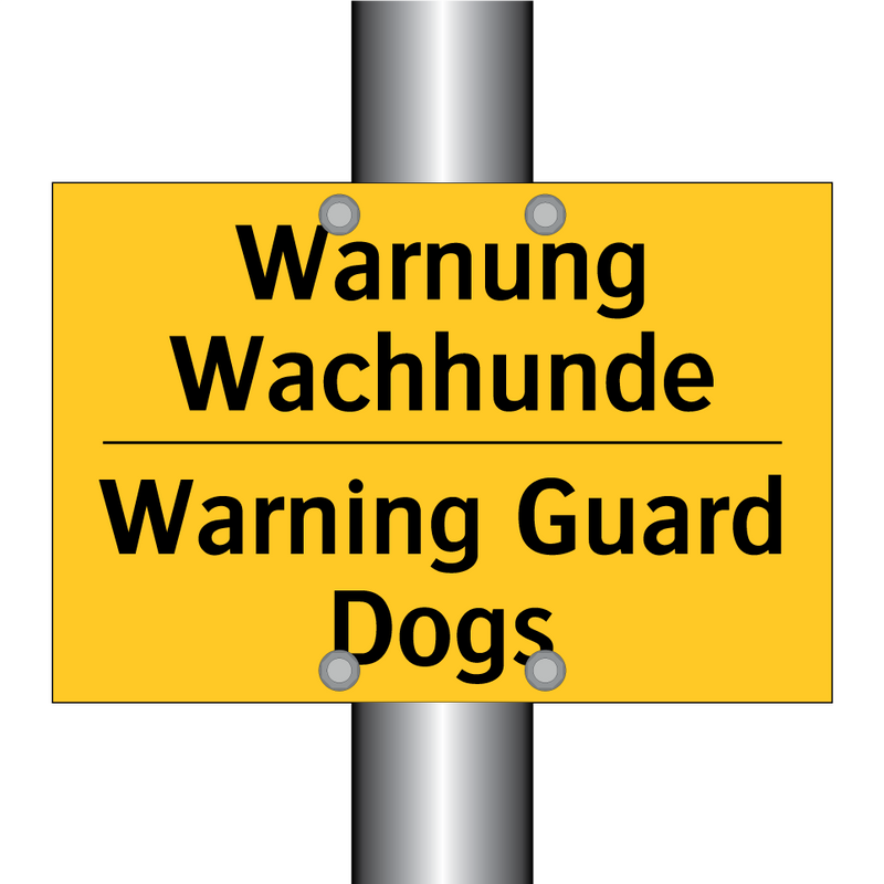 Warnung Wachhunde - Warning Guard Dogs