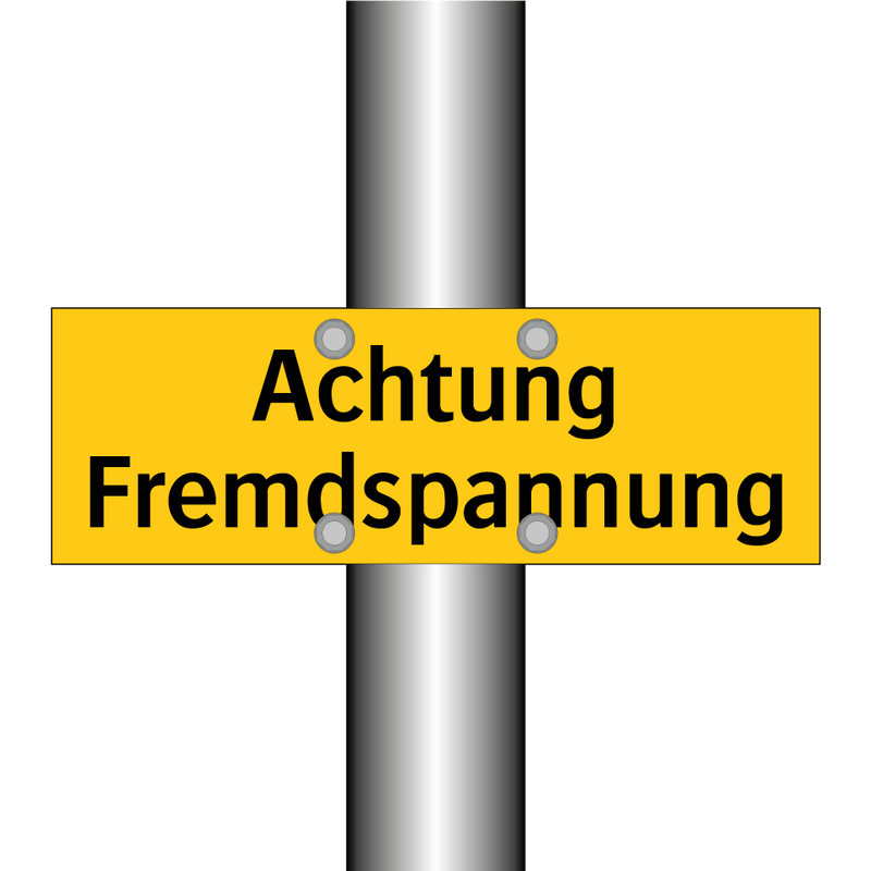 Achtung Fremdspannung