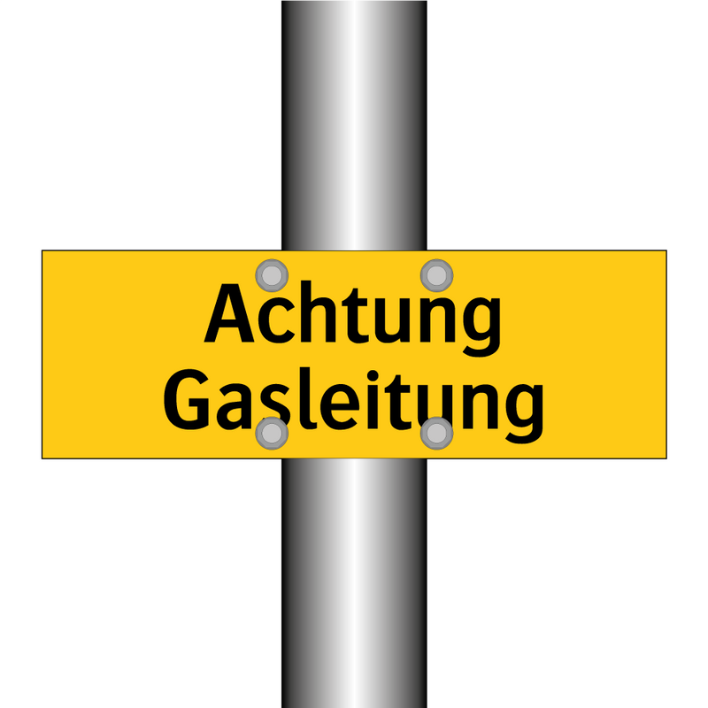 Achtung Gasleitung