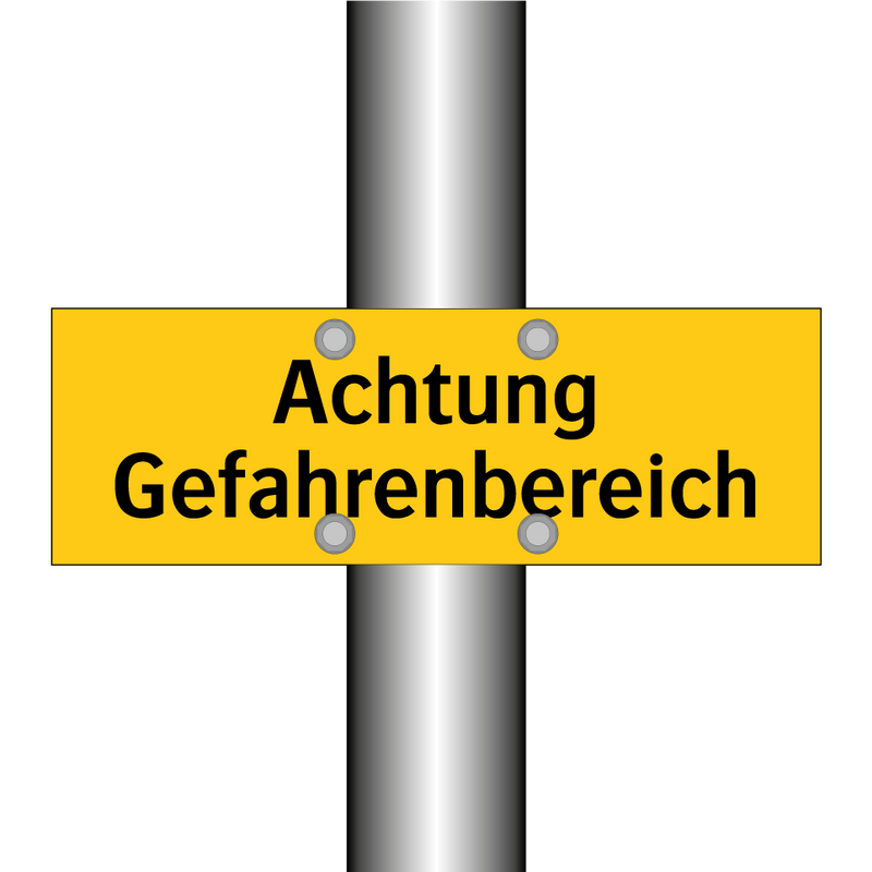 Achtung Gefahrenbereich