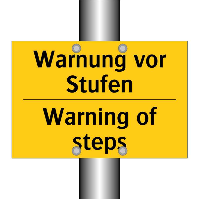 Warnung vor Stufen - Warning of steps