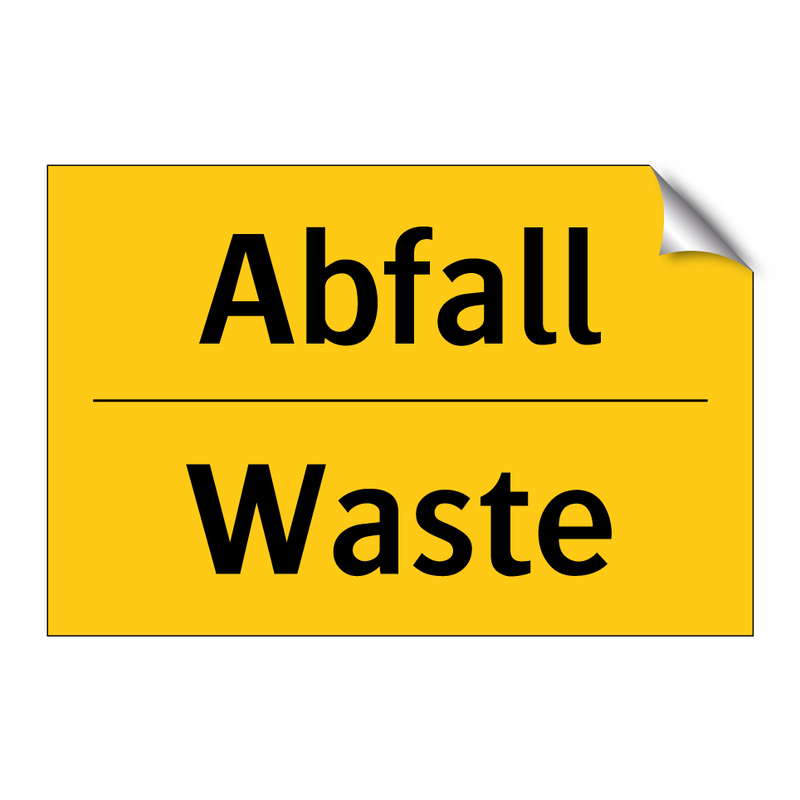 Abfall - Waste