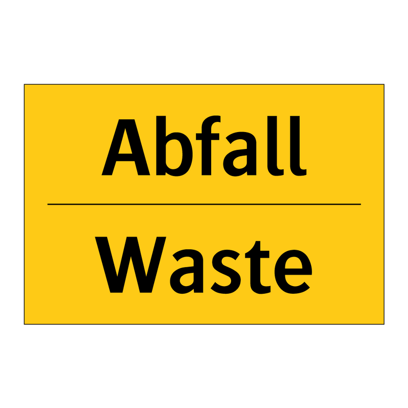 Abfall - Waste