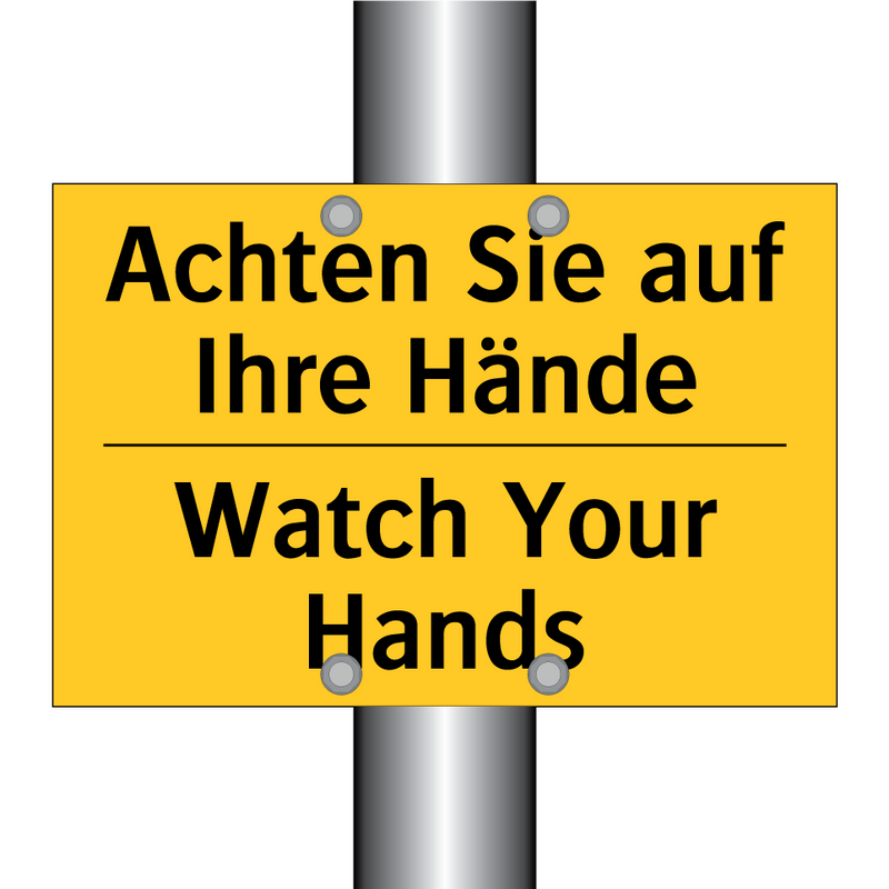 Achten Sie auf Ihre Hände - Watch Your Hands