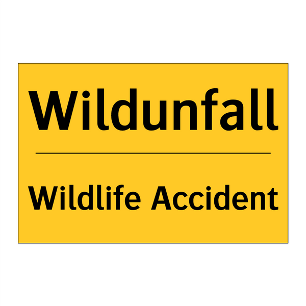 Wildunfall - Wildlife Accident