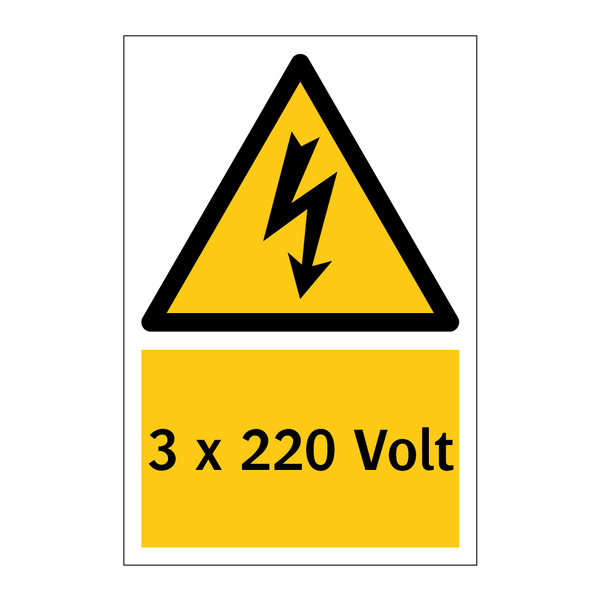 3 x 220 Volt