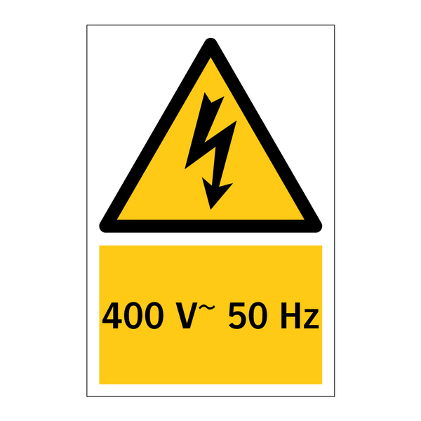 400 V~ 50 Hz