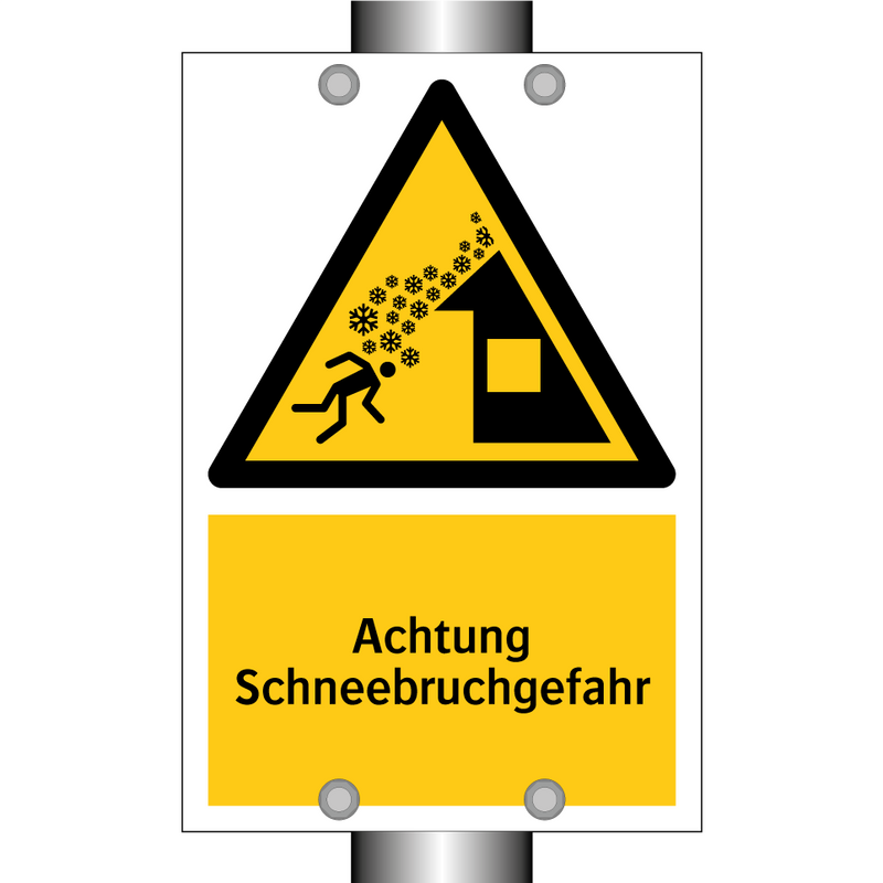 Achtung Schneebruchgefahr