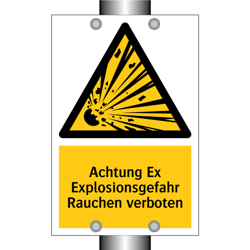 Achtung Ex Explosionsgefahr Rauchen verboten