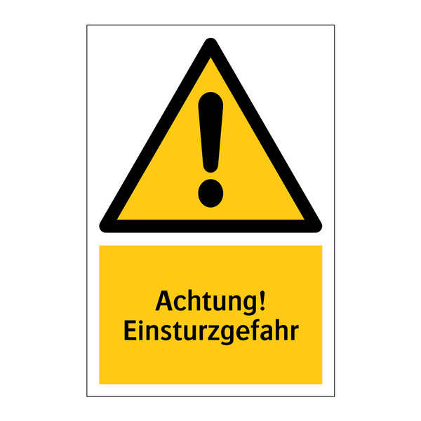 Achtung! Einsturzgefahr