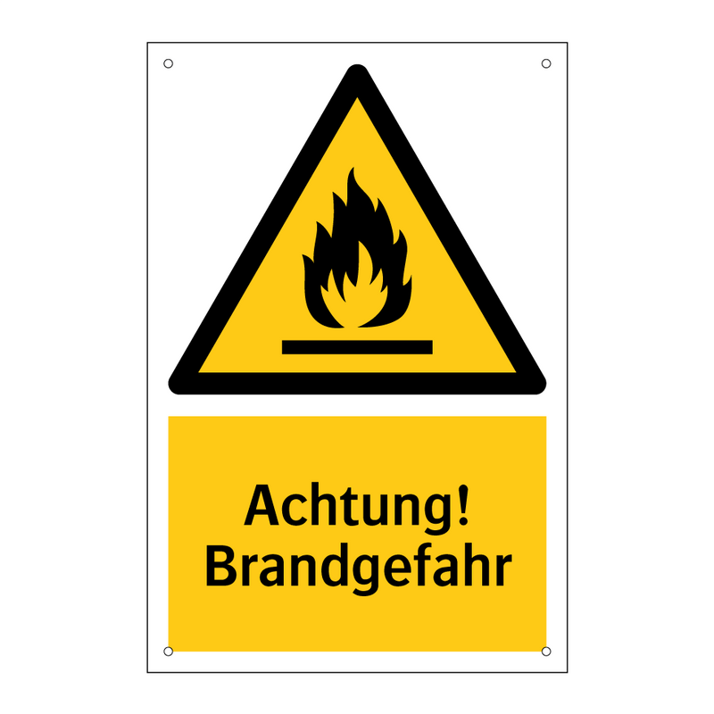 Achtung! Brandgefahr