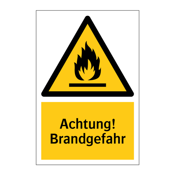 Achtung! Brandgefahr