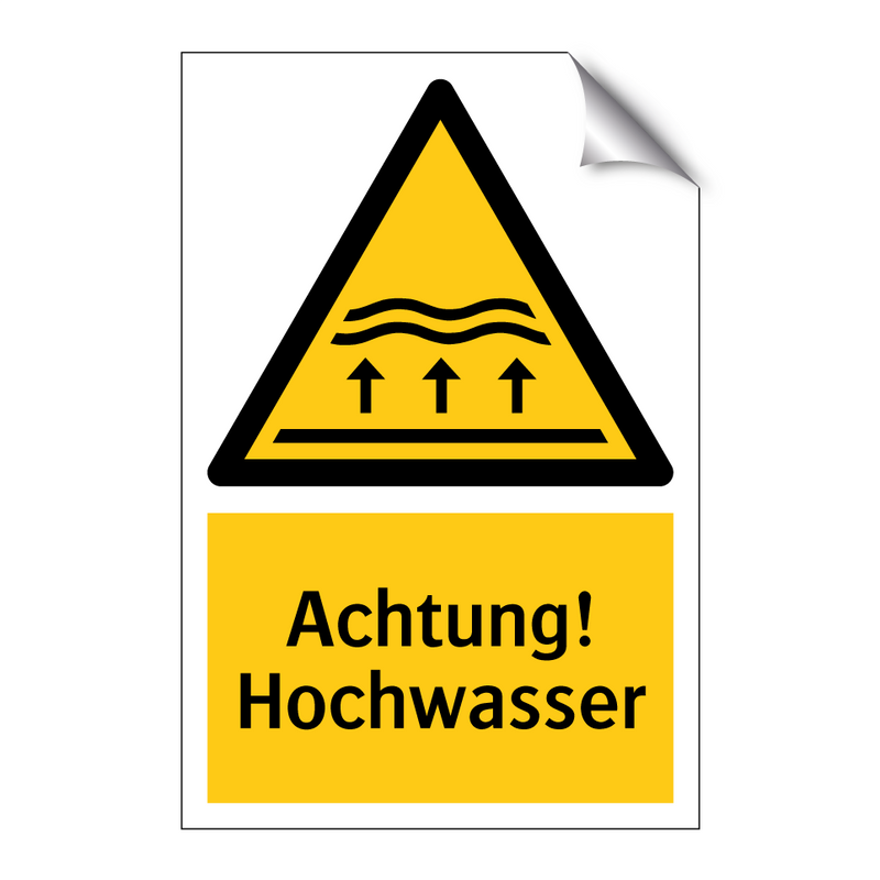 Achtung! Hochwasser