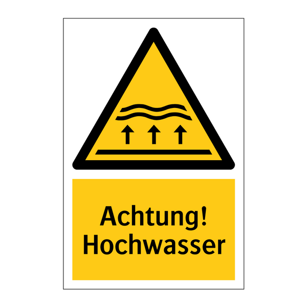 Achtung! Hochwasser