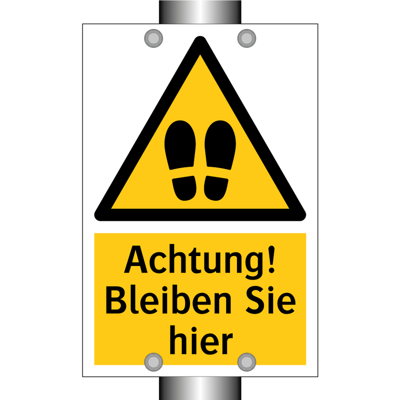 Achtung! Bleiben Sie hier