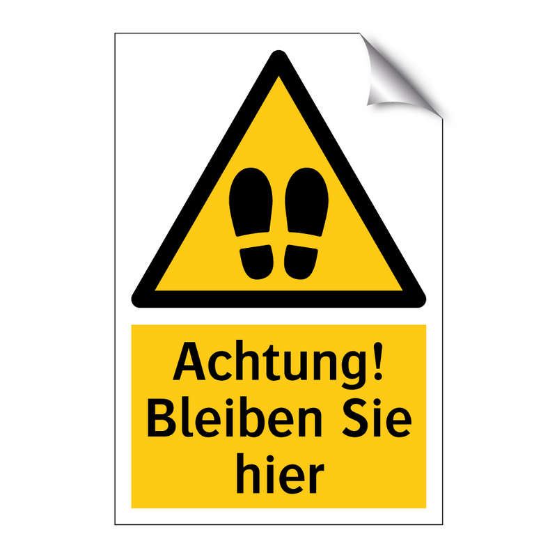 Achtung! Bleiben Sie hier