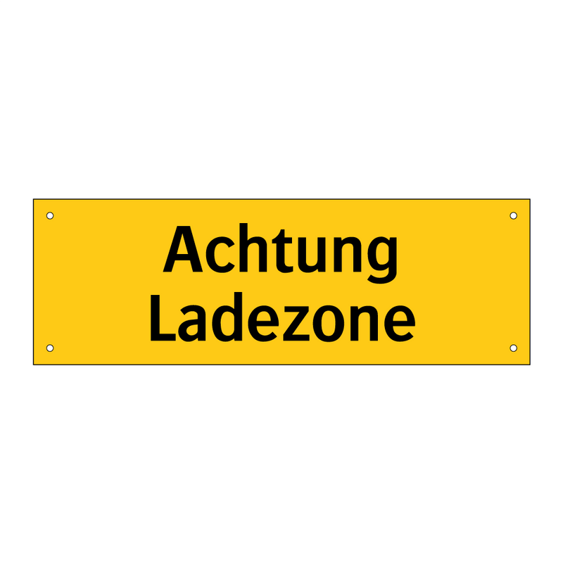 Achtung Ladezone