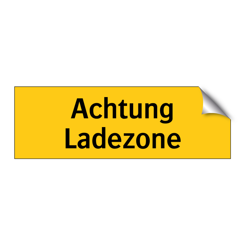 Achtung Ladezone