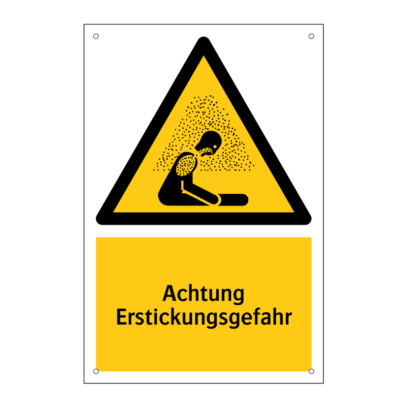 Achtung Erstickungsgefahr