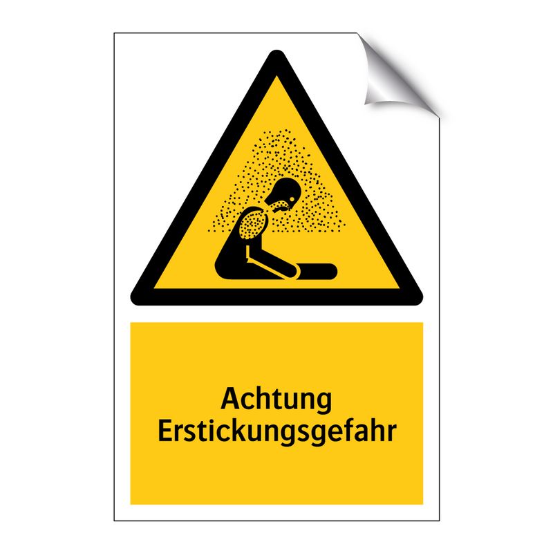 Achtung Erstickungsgefahr