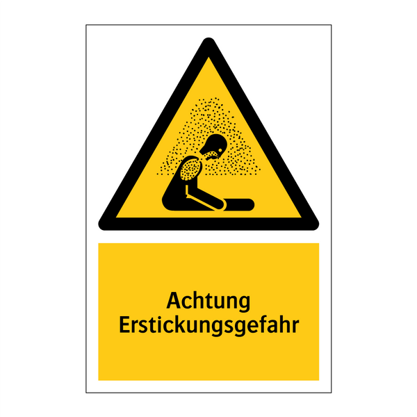 Achtung Erstickungsgefahr