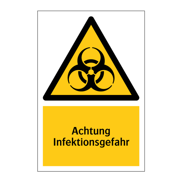 Achtung Infektionsgefahr