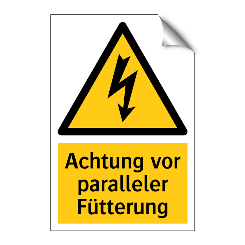 Achtung vor paralleler Fütterung