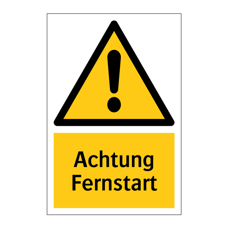 Achtung Fernstart