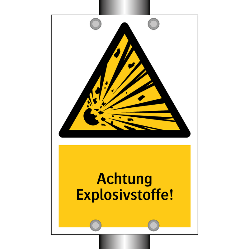 Achtung Explosivstoffe!