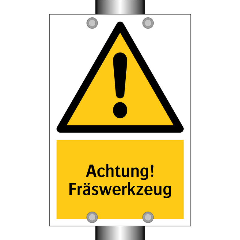 Achtung! Fräswerkzeug