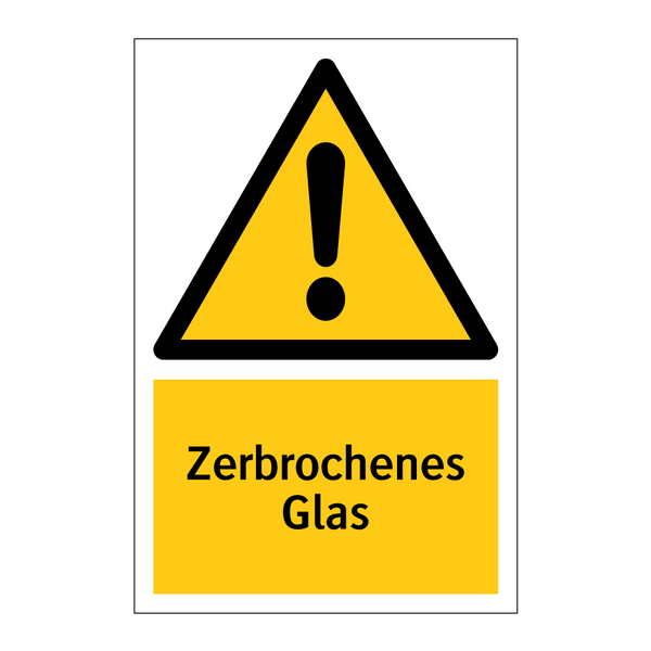 Zerbrochenes Glas