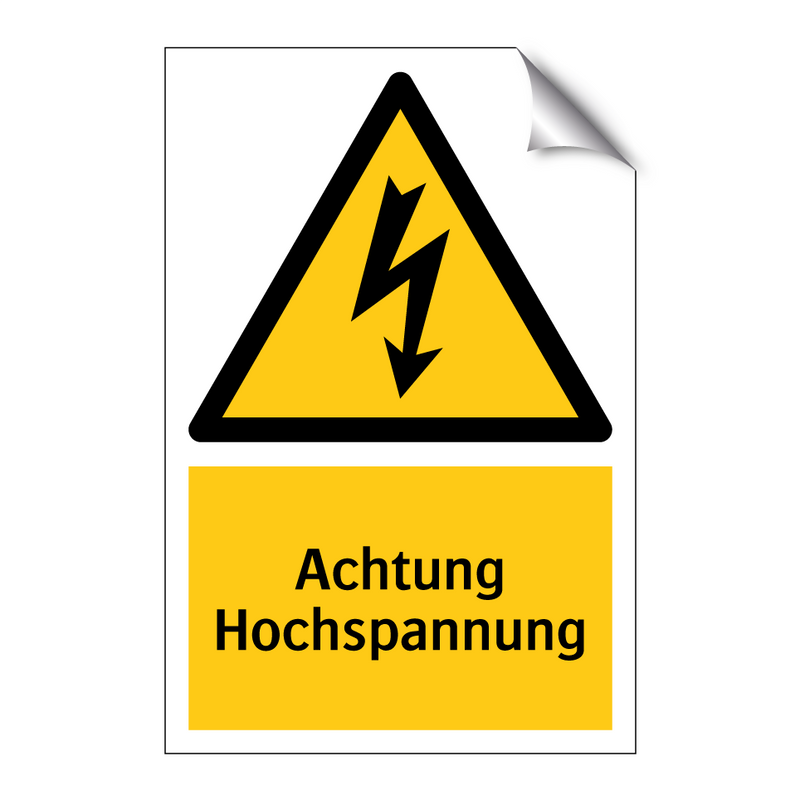 Achtung Hochspannung