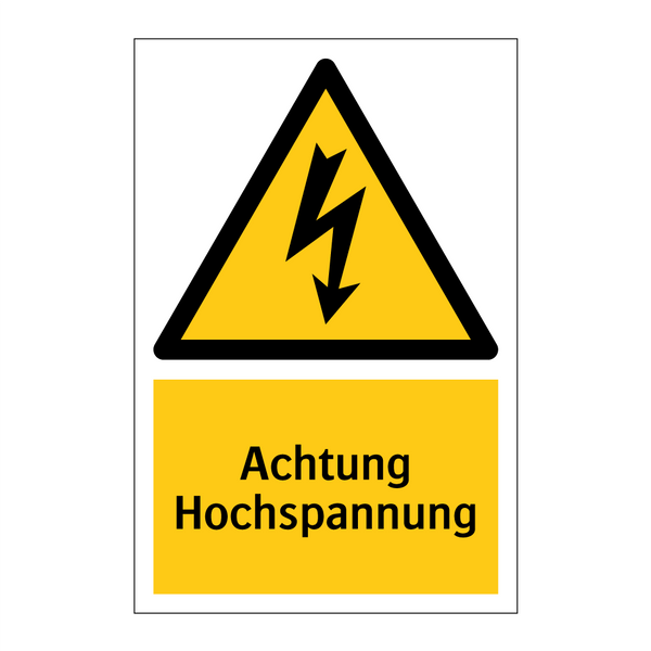 Achtung Hochspannung