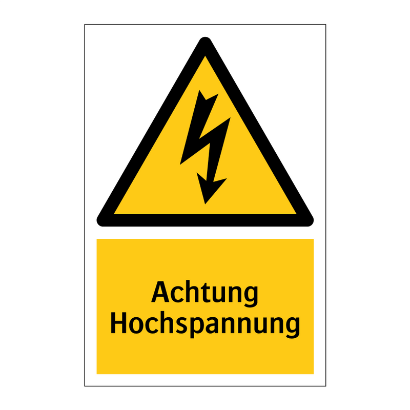 Achtung Hochspannung