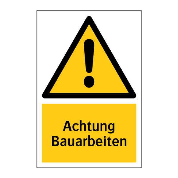 Achtung Bauarbeiten