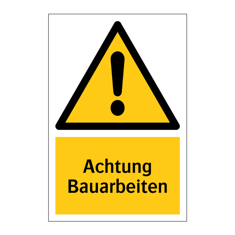 Achtung Bauarbeiten